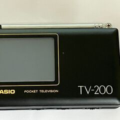 【ネット決済・配送可】CASIO TV-200(BK)　ジャンク