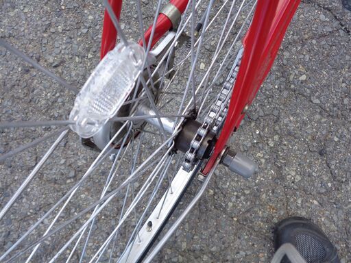 BelAir 27インチ 軽快車 シングル 赤／アイボリー （177）