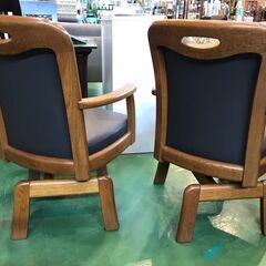 【愛品館八千代店】浜本工芸　ダイニングチェア　2脚セット　LDA-3800R