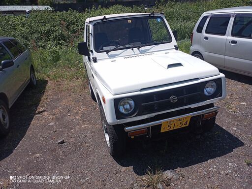 稀少 車検満タンJimny JA11・JA71 ジムニー幌車 CC オールペン白 リビルトエンジン ヒッチメンバー付き ソロキャンプ 林道ド…  (なべちゃん) 富士宮のジムニーの中古車｜ジモティー