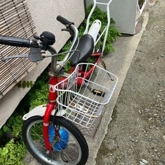 子供用、取手付き自転車(^^)16インチ･:*+.\(( °ω°...