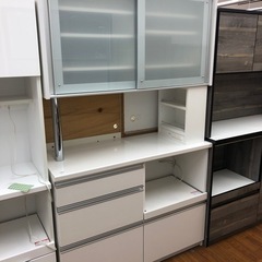 R385 高級 松田家具 キッチンボード、食器棚、幅89cm 美品SOPHNET 