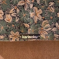 【綺麗】カリモク　2人掛けソファ　花柄　karimoku