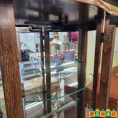 愛品倶楽部柏店】クラシックスタイル ダウンライト チャイナキャビネット
