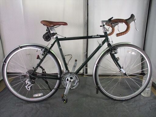 C789★37800円スタート★整備済み スポーツ中古自転車 【ロードバイク　アラヤ　フェデラル　50ｃｍグリーン】