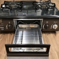 ガスコンロ パロマ IC-S37BN-R 2021年製 都市ガス