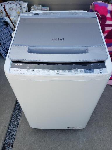 HITACHI 日立 9kg 全自動洗濯機 BW-V90E ビートウォッシュ 簡易乾燥機能 2019年製