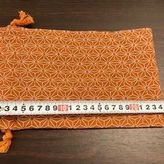 長方形の巾着袋