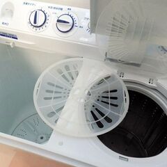 新札幌発 動作品 ハイアール Haier JW-W55E-W 二槽式洗濯機 5.5kg /