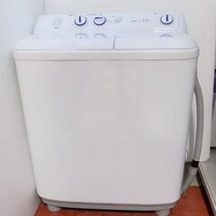 新札幌発 動作品 ハイアール Haier JW-W55E-W 二槽式洗濯機 5.5kg /