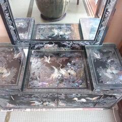 韓国 螺鈿細工 鏡台