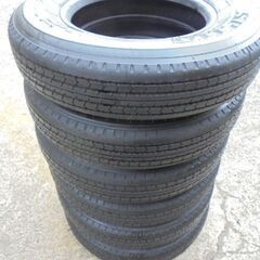 ダンロップ SP110 225/0R17.5 123/121L 6本 10分溝 ほぼ未使用 新車