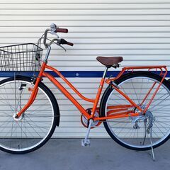 リサイクル自転車(2304-24) ファミリーサイクル ２７インチ