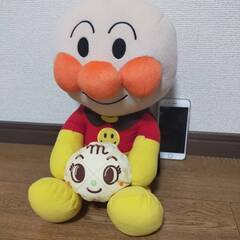 あんぱんまん　メガジャンボぬいぐるみ　仲良し小物入れ(メロンパン...