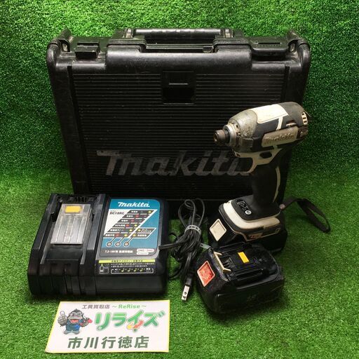 マキタ TD148D 充電式インパクトドライバ バッテリー2個付き【市川行徳店】【店頭取引限定】【中古】管理番号：ITT51EHRC3OE