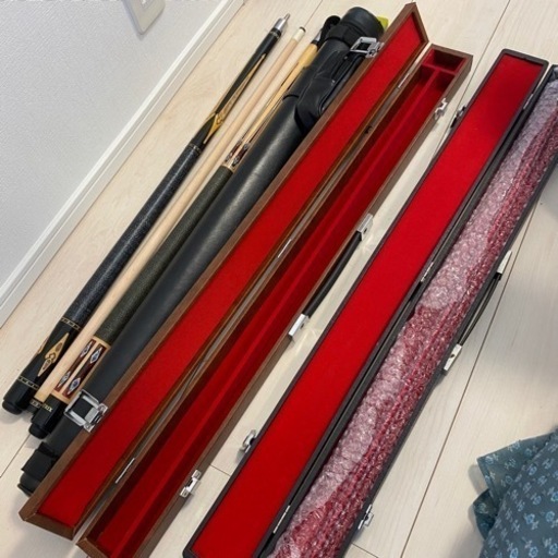 ビリヤード キュー2本とケース3箱 お譲りします | ptpnix.co.id