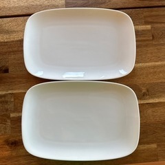 白いお皿　2枚