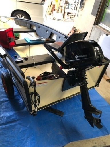 値下げしました。ポーターボートスズキ4サイクルエンジン付\n
