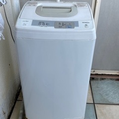 2014年製　HITACHI洗濯機5kg  無料(取り引き終了)