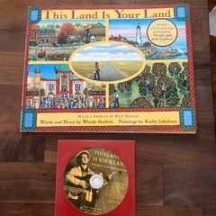 This land is your land CD付き絵本　未使用