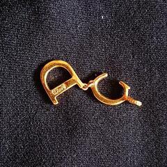 Christian Dior  CD ロゴ　ラインストーン　希少　レア　刻印  ネックレストップ