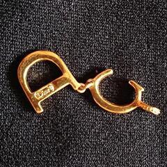 Christian Dior  CD ロゴ　ラインストーン　希少　レア　刻印  ネックレストップ