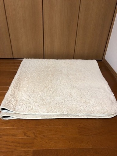 白のラグ　カーペット