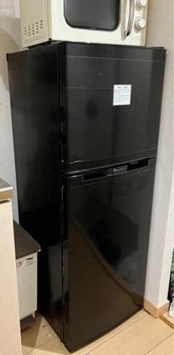 冷蔵庫　単身用　2021年製　TH-138L2BK
