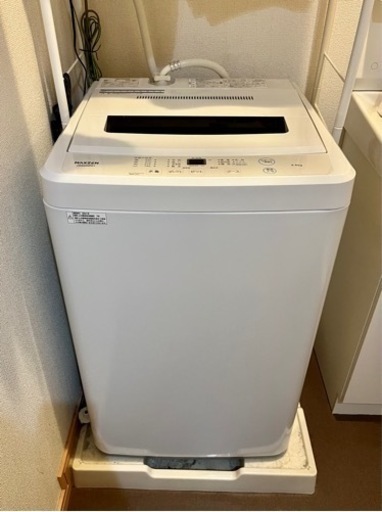 洗濯機　6kg  2021年製　maxzen JW60WP01