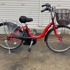 ヤマハ新機種電動アシスト自転車pasnatura26インチレッドアルミボディー ヤマハ新機種電動アシスト自転車pasnatura26インチレッドアルミ
