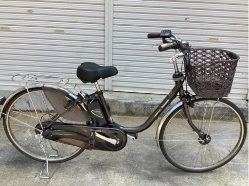 74 パナソニック新機種電動アシスト自転車viviDX26インチ ブラウン