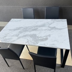 ※受付終了　最終値引き❗️早い者勝ち❗️香川県内配送無料❗️【超美品/激安】ニトリ　ダイニングテーブルセット　5点セット　2023年製