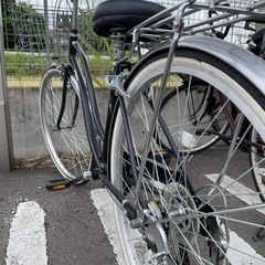 自転車　使わなくてほぼ新品です