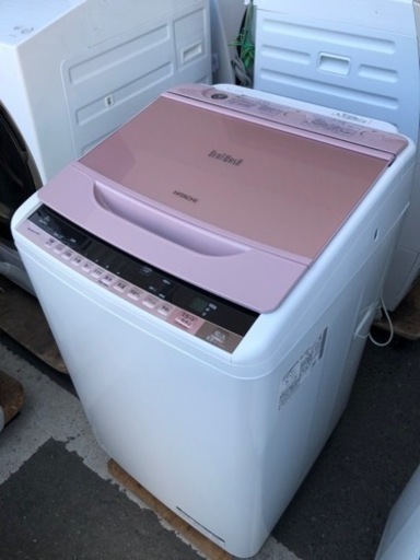配送無料　日立 HITACHI BW-8WV P [ビートウォッシュ 全自動洗濯機 （8kg） ピンク]