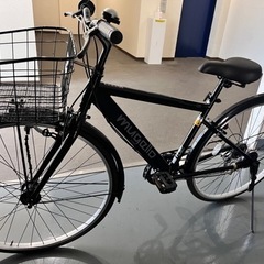 自転車、ギア付き、黒色