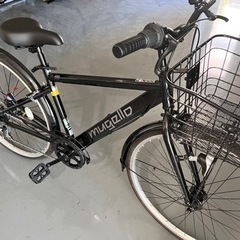 自転車、ギア付き、黒色