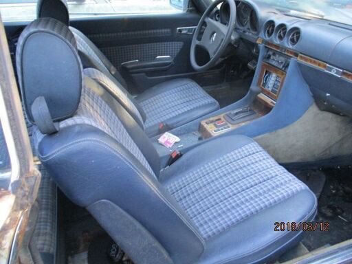 オールド―メルセデス―ベンツ107-450SLC-前後シート販売