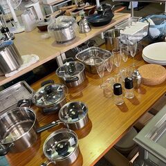 食器各種　鍋、フライパン、調理器具等