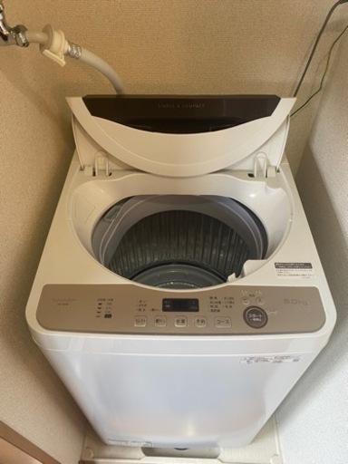 洗濯機(SHARP)6.0kg