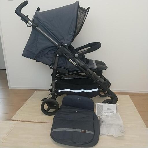 ベビーカー ペグペレーゴsi ブルーデニム 美品