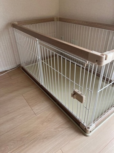 ペットゲージ アイリスオーヤマ ライトナチュラル ウォールナット 室内