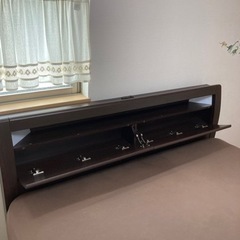 ワイドダブルベッド　ニトリ