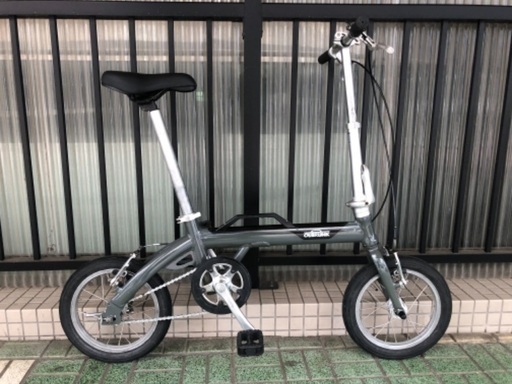 折りたたみ自転車 OUTRUNK 14インチ・8.5Kg。