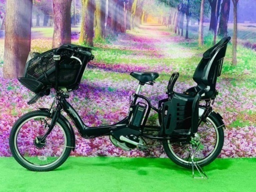 ⑧ 5115子供乗せ電動アシスト自転車ブリヂストン3人乗り対応20インチ
