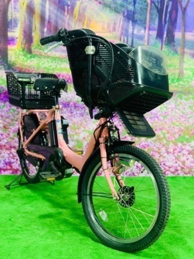 ⑧ 5119子供乗せ電動アシスト自転車ヤマハ3人乗り対応20インチ