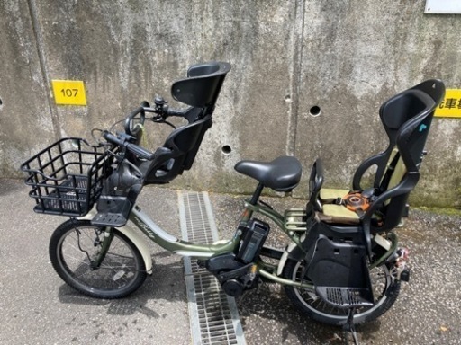 子供乗せ 電動アシスト自転車 ヤマハ 3人乗り対応 20インチ