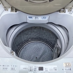 一点限りの特別価格！！2020年製　SHARPの7kg洗濯機！！嬉しい税込価格です！　35,980円