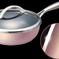 新品 asahiオールライトフライパン26cm スチーマー付 シャンパンピンク 未使用品】アサヒ軽金属 オールライト26㎝ シャンパンピンク