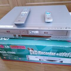 VHSビデオデッキ+DVDレコーダー