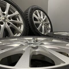 【DUNLOP WINTER MAXX WM02 195/60R16】スタッドレス【AZ SPORT 16インチ 6.5J5HPCD114.3+48】18年製 バリ溝 ラフェスタ等　(TD935) クレジットカード QRコード決済可能